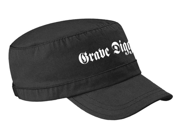 Grave Digger Army Cap Band Logo Official Black One Size