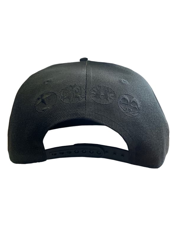 KISS Baseball Cap Neon Faces Band Logo Brim Print Official Black Snapback One Size