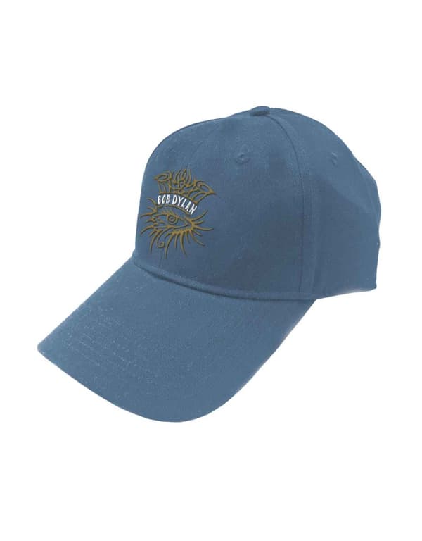 Bob Dylan Baseball Cap Eye Icon Official Demin Blue One Size