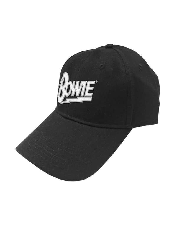 David Bowie Baseball Cap Flash Logo Official Black One Size