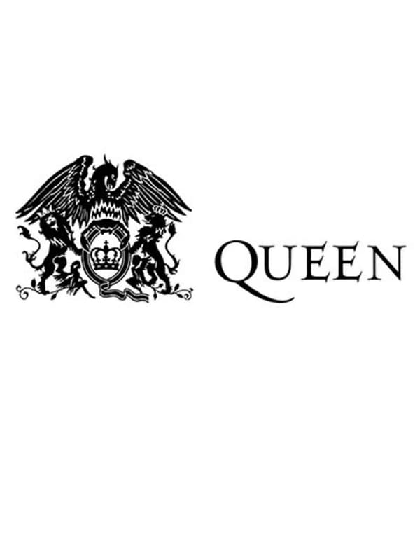 Queen Baseball Cap Black Classic Crest Official Blue One Size