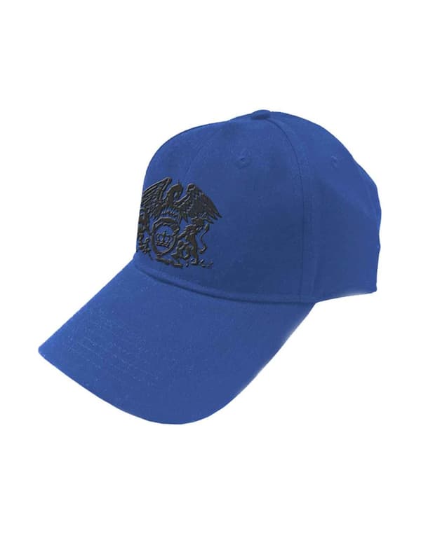 Queen Baseball Cap Black Classic Crest Official Blue One Size