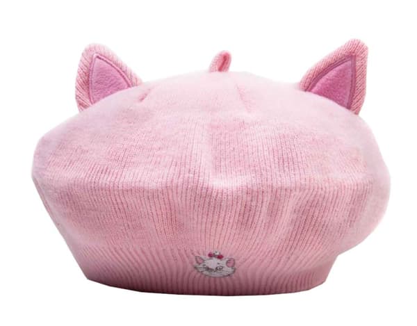 Aristocats Beret Hat Marie Ears Logo Official Disney Pink One Size