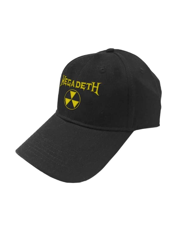 Megadeth Baseball Cap Hazard Band Logo Official Black Strapback One Size