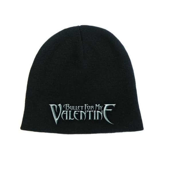 Bullet For My Valentine Beanie Hat Cap band Logo Official black One Size