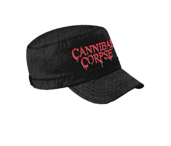 Cannibal Corpse Band Logo Official Black Cadet Cap One Size
