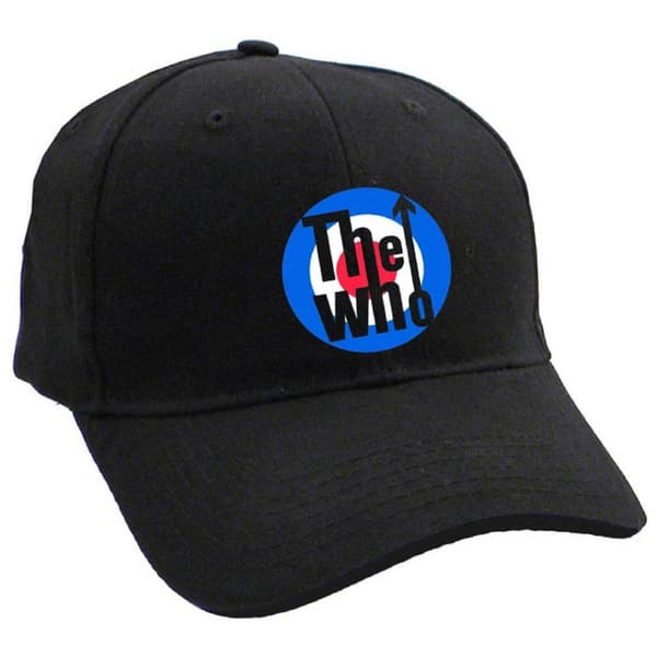 The Who Baseball Cap classic mod Target band logo Official strap back One Size