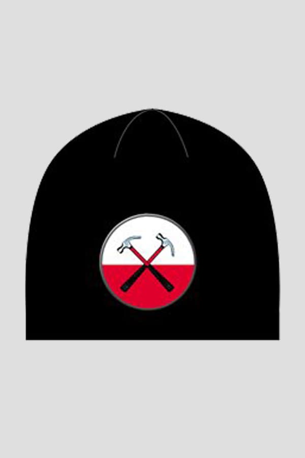 Pink Floyd Beanie Hat Cap The Wall Hammers logo Official black One size