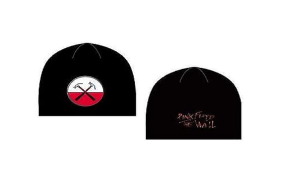 Pink Floyd Beanie Hat Cap The Wall Hammers logo Official black One size