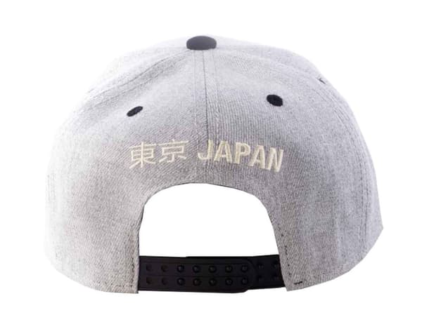 Playstation Baseball Cap Biker Japanese Controller Official grey Snapback One Size
