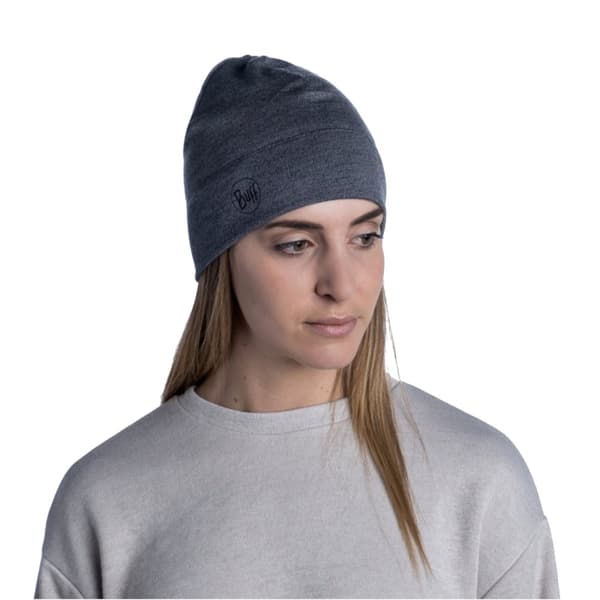Buff Merino Midweight Hat Beanie 1180079331000, mössa, Unisex, grå, Storlek: One size