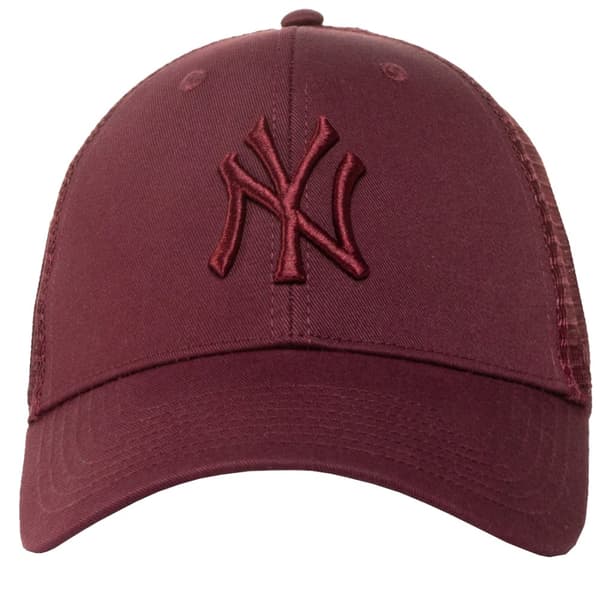 47 Brand MLB New York Yankees Branson Cap B-BRANS17CTP-KM, basebollkeps, Unisex, vinröd, Storlek: One size