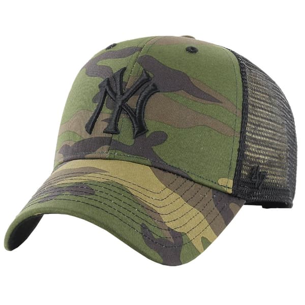 47 Brand New York Yankees MLB Branson Cap B-CBRAN17GWP-CMJ, baseball kasket, Mand, grøn, Størrelse: One size