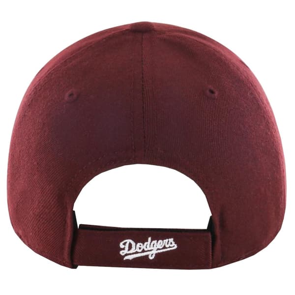 47 Brand Los Angeles Dodgers Cap B-MVP12WBV-KMA, basebollkeps, Unisex, vinröd, Storlek: One size