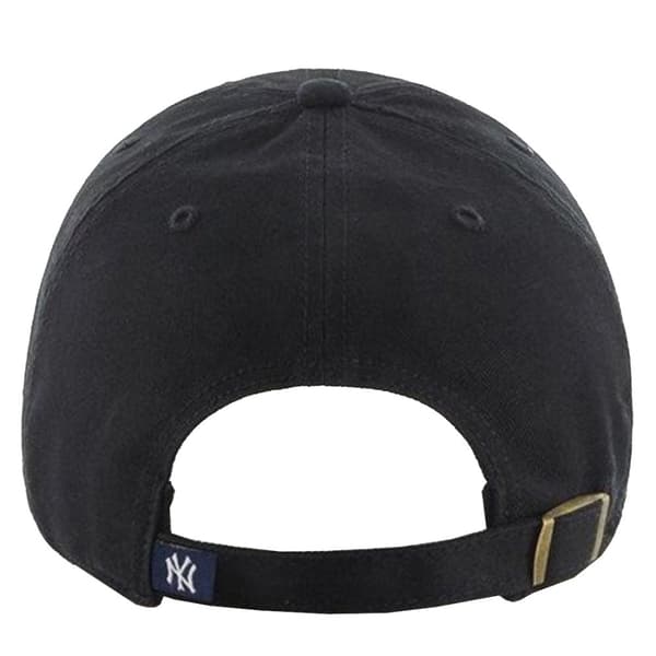 47 Brand New York Yankees MLB Clean Up Cap B-RGW17GWS-BKD, basebollkeps, Man, svart, Storlek: One size