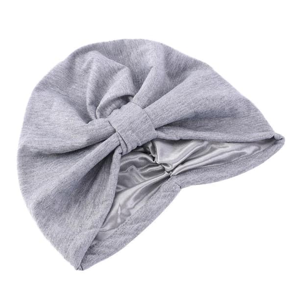 Turban med 2 lag hijabi sateng bomull flere farger