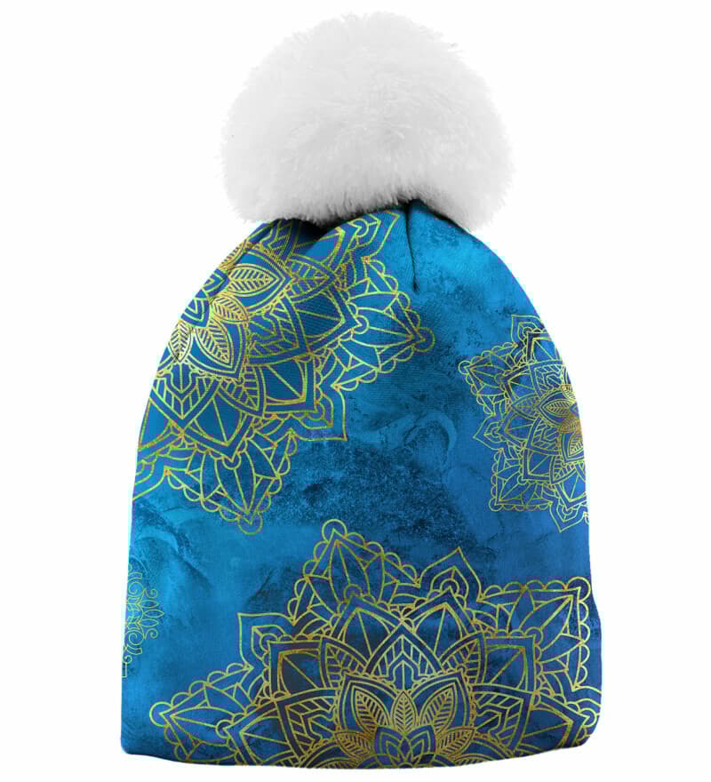 Gold Boho Womens beanie