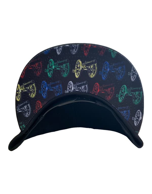 AC/DC Baseball Cap Band Logo Canon Pop Art brim Official Black Snapback One Size