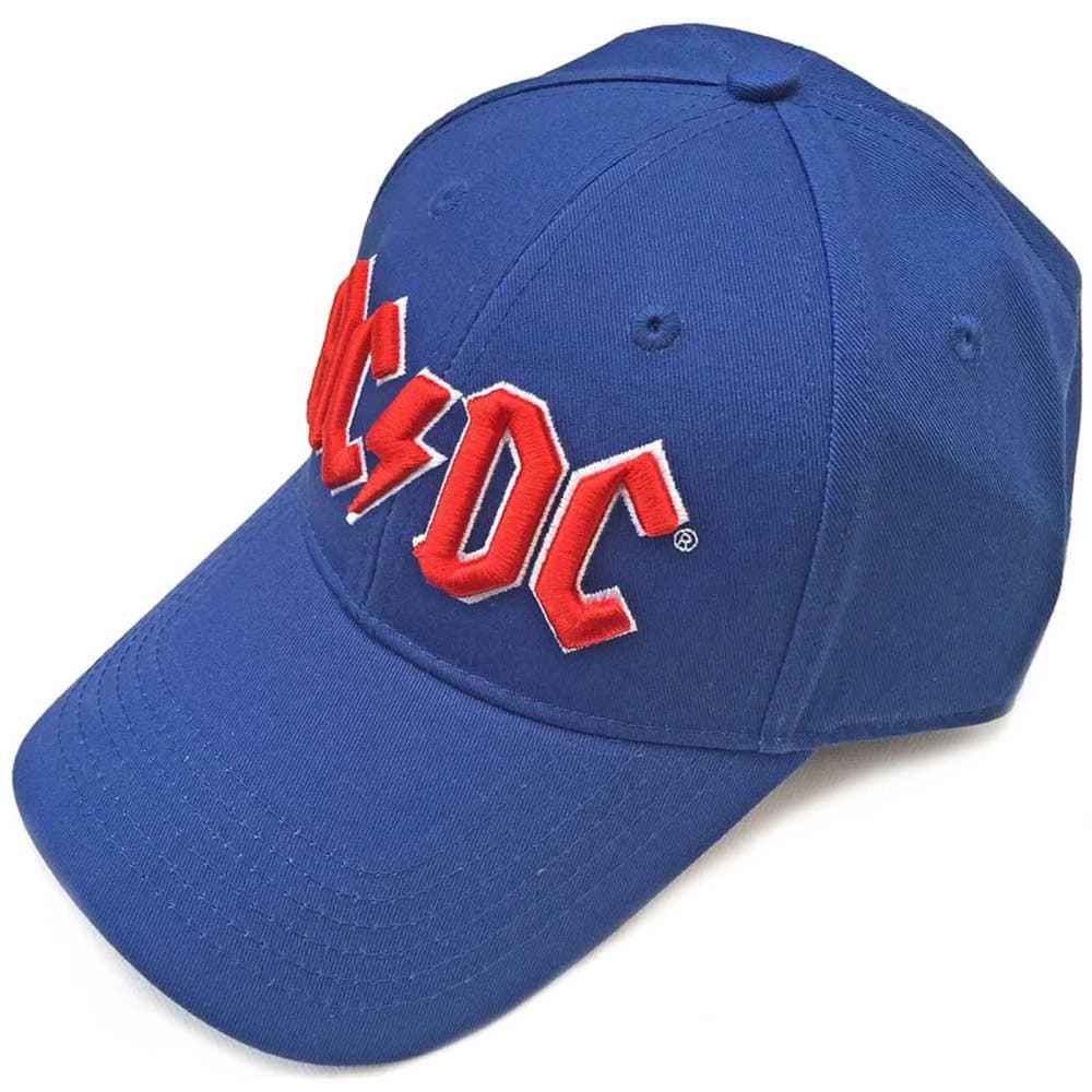 AC/DC Baseball Cap classic Red Band Logo Official Strapback