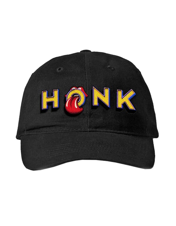 The Rolling Stones Baseball Cap Honk Album Band Logo Official Black Strapback One Size