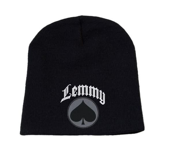 Motorhead Beanie Hat Cap Lemmy Ace Of Spades Official Black One Size One Size