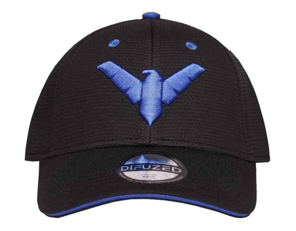 Night Wing Baseball Cap Logo Official Black Warner Snapback Taglia unica