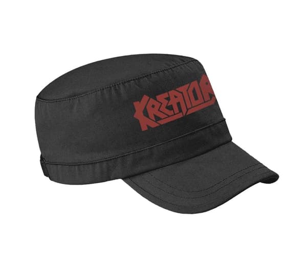 Kreator Army Cap Band Logo Pleasure to Kill Thrash Metal Official Black One Size