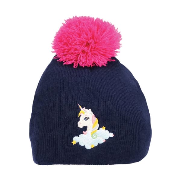 Little Rider Børn/Børn lille enhjørningehat Navy/Pink One Size