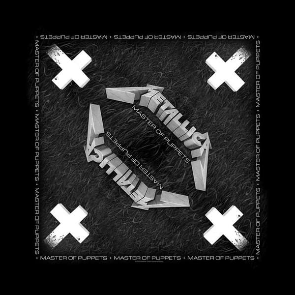 Metallica Unisex Bandana: Master of Puppets