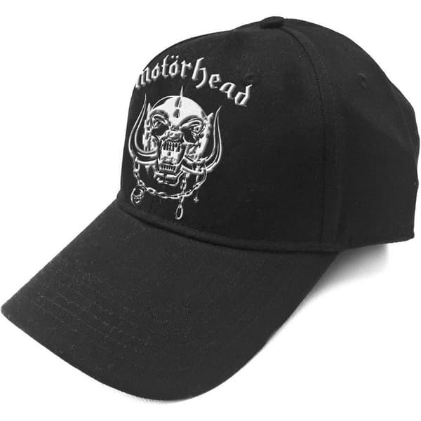 Motorhead Baseball Cap Warpig Band Logo England Official Black Strapback One Size
