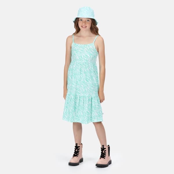 Regatta Childrens/Kids Crow Zebra Print Canvas Bucket Hat