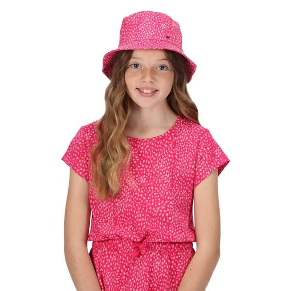 Regatta Childrens/Kids Crow Animal Print Canvas Bucket Hat