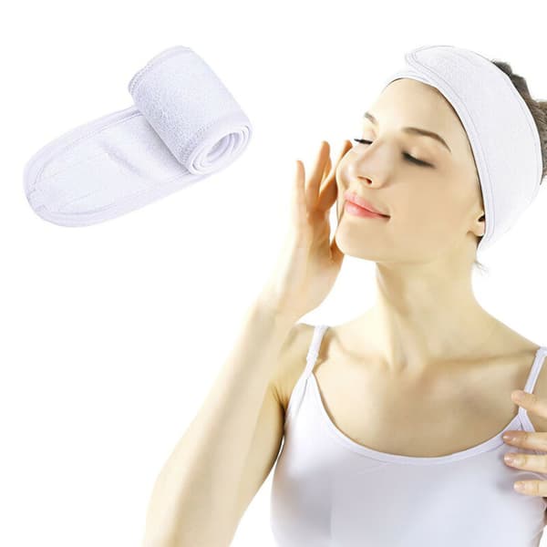 Adjustable Elastic Makeup Hair Band Facial Headband Shower
