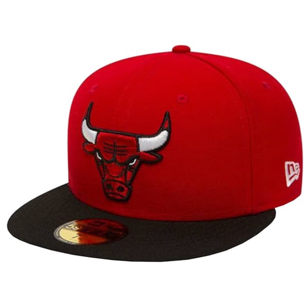 New Era Chicago Bulls NBA Basic Cap 10861624, basebollkeps, Man, röd, Storlek: 7 1/4
