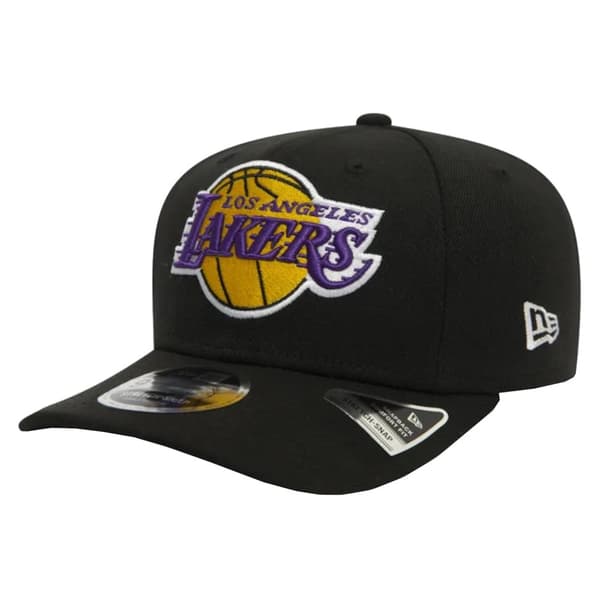 New Era 9FIFTY Los Angeles Lakers NBA Stretch Snap Cap 11901827, basebollkeps, Man, svart, Storlek: S/M