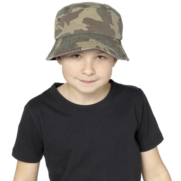 Tom Franks Childrens/Kids T-Kids Camo Bucket Hat Camo 3-6 years