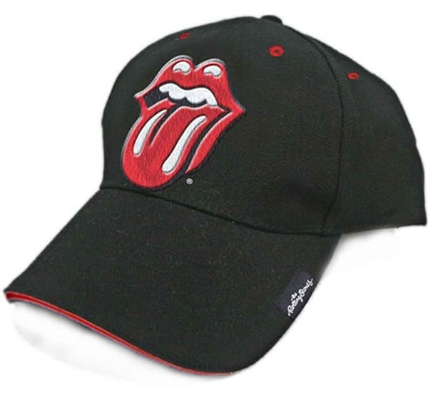 The Rolling Stones Baseball Cap Classic Band Logo Tongue Strapback One Size