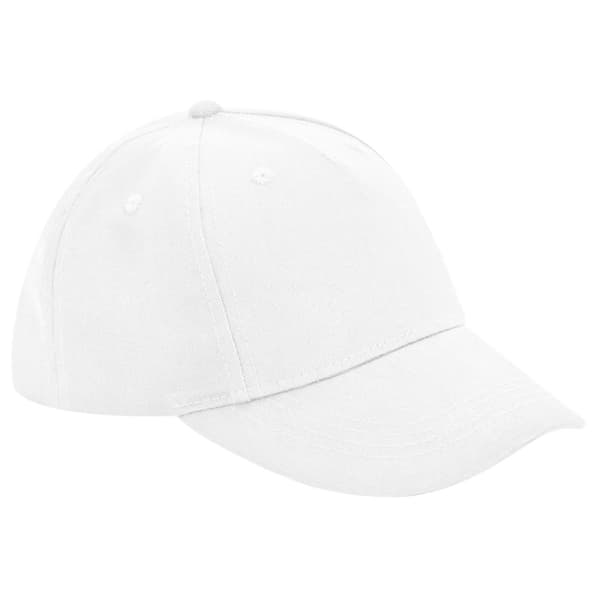 Beechfield Børn/børn økologisk bomuld 5 Panel Baseball Cap