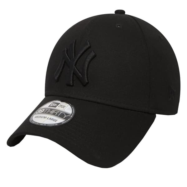 New Era 39THIRTY Classic New York Yankees MLB Cap 10145637, basebollkeps, Man, svart, Storlek: M/L