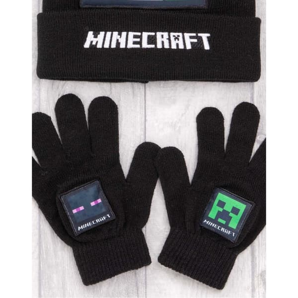 Minecraft Barn/Kids Characters Hatt Handskar och halsduk Set
