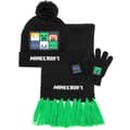 Miniatyrbild 1 av 5: Minecraft Barn/Kids Characters Hatt Handskar och halsduk Set