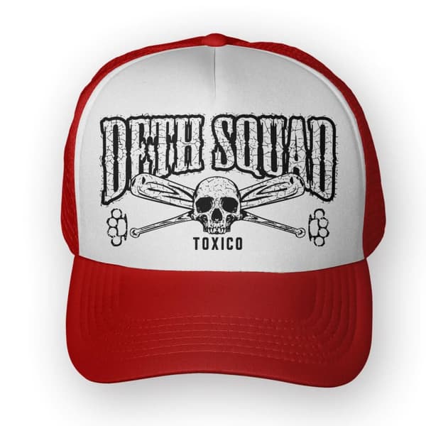 Deth Squad Keps Röd/Vit