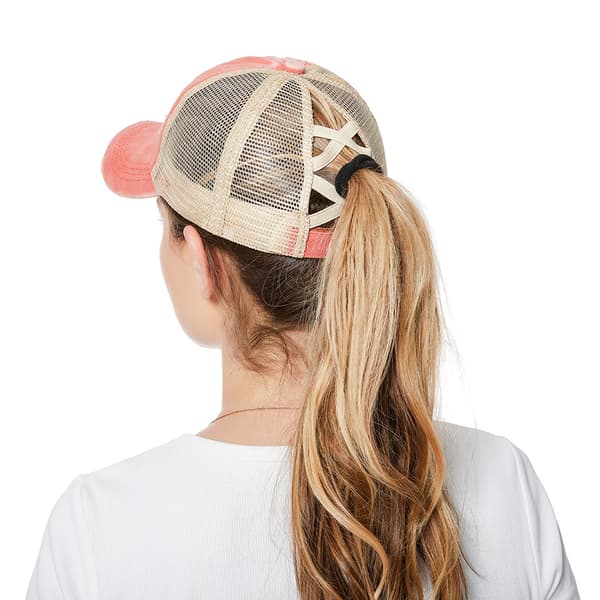 INF Vintage Keps – Tvättad & Sliten Design Röd