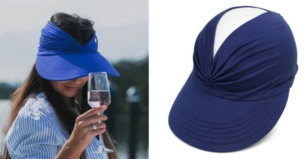 INF Solskärm / öppen solhatt Mörkblå