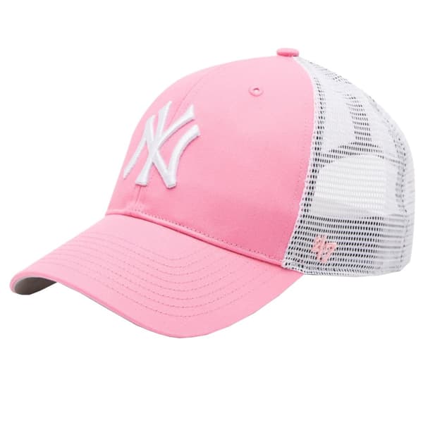 47 Brand MLB New York Yankees Branson Cap B-BRANS17CTP-RSA, basebollkeps, Kvinna, rosa, Storlek: One size