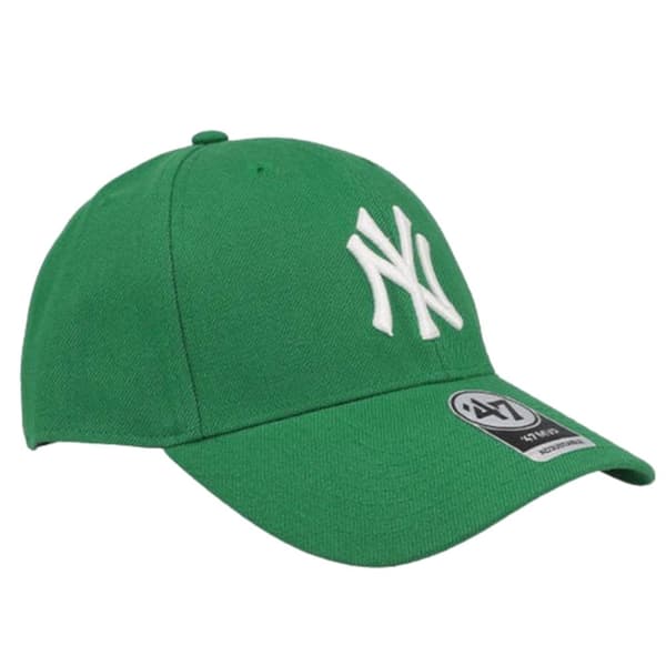 47 Brand New York Yankees MVP Cap B-MVPSP17WBP-KY, basebollkeps, Unisex, grön, Storlek: One size