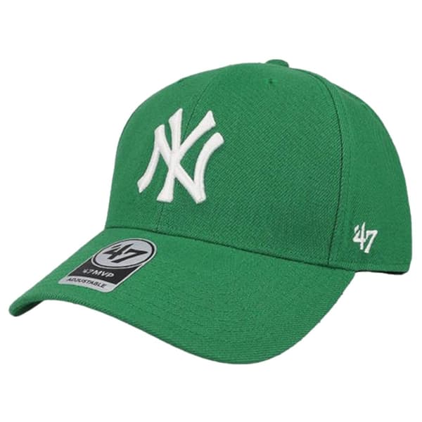47 Brand New York Yankees MVP Cap B-MVPSP17WBP-KY, baseball kasket, Unisex, grøn, Størrelse: One size
