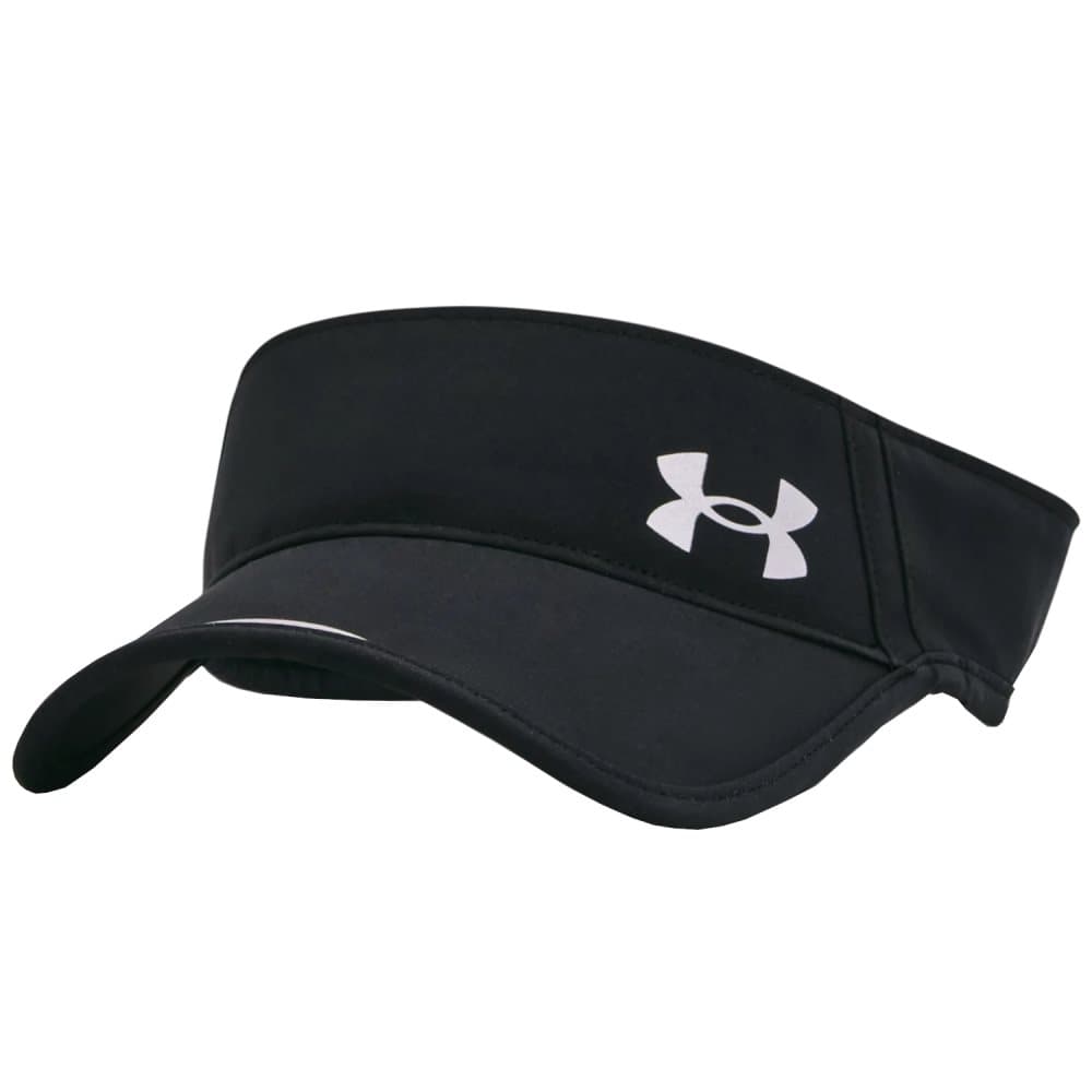 Under Armour Iso-Chill Launch Run Visor 1361563-001, basebollkeps, Unisex, svart, Storlek: One size