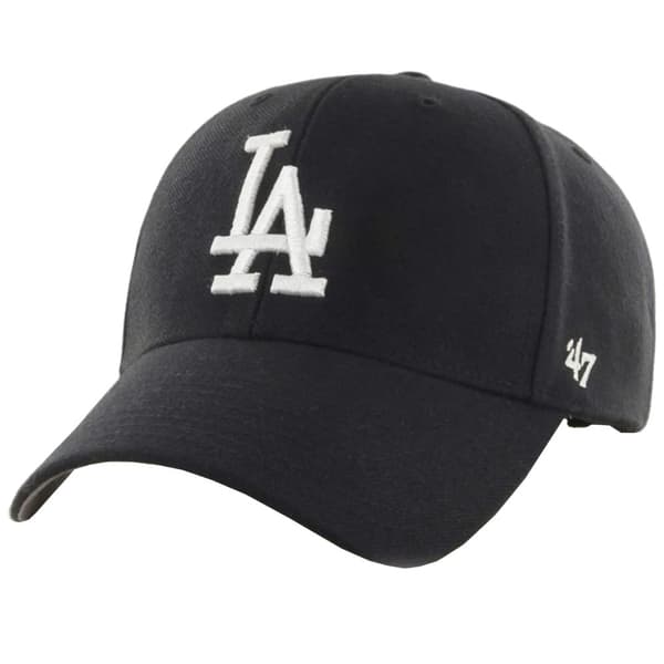 47 Brand MLB Los Angeles Dodgers Kids Cap B-RAC12CTP-BKA, baseball kasket, til dreng, sort, Størrelse: One size