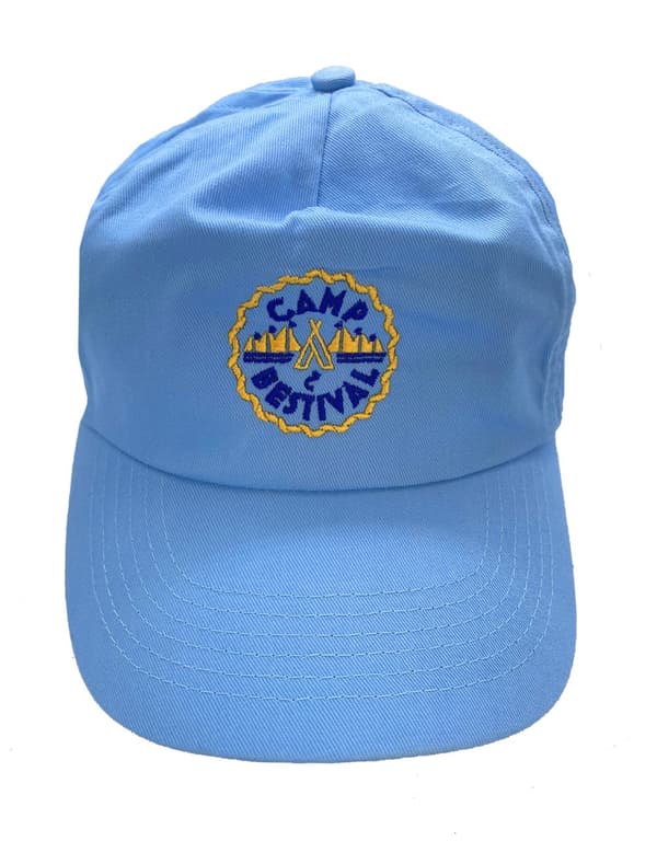 Camp Bestival Baseball Cap Festival Logo Official Blue Strapback One Size